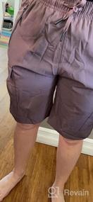 img 6 attached to Оставайтесь активными в стиле: шорты-карго MOCOLY для походов для женщин - быстросохнущие и легкие с карманами на молнии