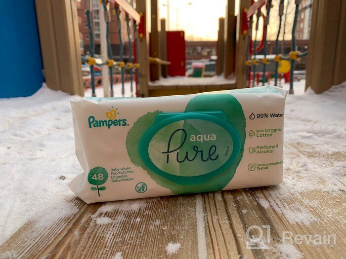 img 1 attached to Pampers Aqua Pure Wipes: Four-Pack for Gentle and Effective Baby Care review by Agata Julia Ickiewic ᠌