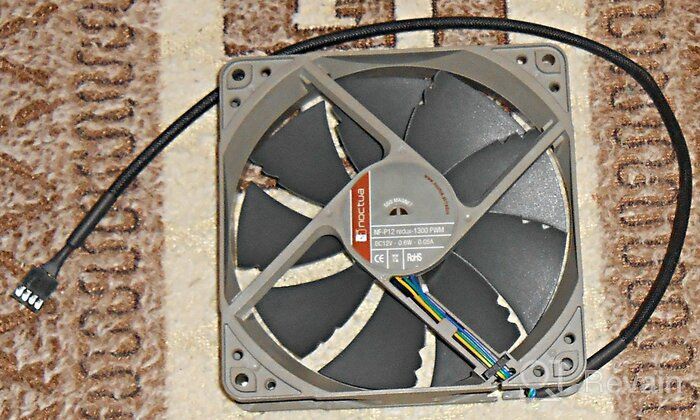 img 1 attached to Noctua NF-P12 redux-1300 PWM Quiet Fan - Ultimate Performance at 1300 RPM (120mm, Grey) review by Eh Chit ᠌