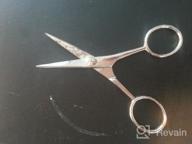 img 1 attached to Precision 4-Inch Scissors For Eyebrows And Moustaches By Mehaz review by Dean Gomatham