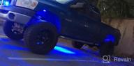 img 1 attached to Enhance Your Vehicle'S Appearance With MICTUNING Q1 RGBW LED Rock Lights - 4 Pods Of Multicolor Underglow Lighting With Bluetooth Controller, Music Mode, And Complete Wiring Kit review by Mike Sutherland