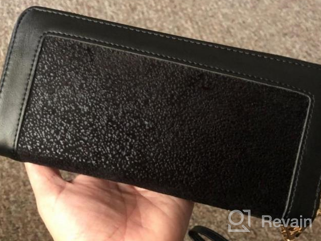 img 1 attached to 🔒 Secure Blocking Wallet: Sophisticated Leather Around Clutch review by Mike Dart