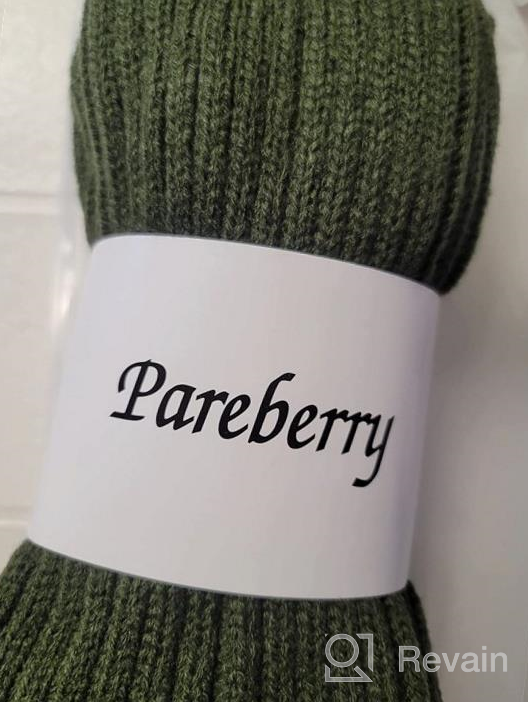 img 1 attached to Warm Up In Style This Winter With Pareberry'S Over Knee Footless Socks For Women review by Bill Dooley