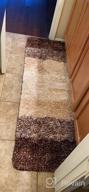 img 1 attached to Non-Slip Luxury Brown Microfiber Bath Rug Mat, Extra Soft And Absorbent Shaggy Carpet For Bathroom Floor, Tub And Shower 16X24, Machine Wash Dry. review by Jamel Ochoa