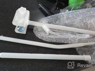 img 1 attached to Secure Your Baby’S Sleep With CDyBox Crib Canopy Holder - Universal Metal Clip-On Stand For Mosquito Net (White Stand Only) review by Matt Davis