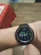 img 2 attached to Amazfit T-Rex Pro Smart Watch: GPS, Outdoor Fitness for Men, Military Standard Certified, 100+ Sports Modes | Waterproof 10 ATM | 18 Day Battery | Blood Oxygen, Heart Rate Monitor review by Ta Wan ᠌