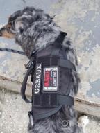 img 1 attached to Tactical Military Dog Harness With Vertical Handle And Durability For Small Puppies - XS (Neck: 11"-17", Chest: 15"-22") review by Brandon Daughenbaugh