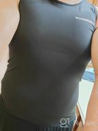 картинка 1 прикреплена к отзыву Wonderience Sauna Suit For Men Waist Trainer Heat Trapping Shirt Sweat Body Shaper Vest For Workout Sports от Casey Yuh