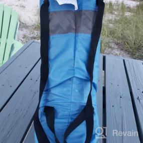 img 8 attached to STRONGBACK Низкая сила тяжести Кресло для отдыха на пляже Сверхмощное портативное сиденье для кемпинга со встроенной поясничной опорой для путешествий и использования на открытом воздухе