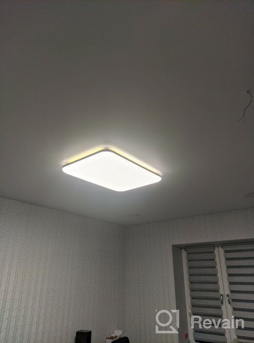 img 2 attached to 💡 Yeelight Halo Smart LED Ceiling Light Pro YLXD49YL: 100W, 93x63cm, White Armature & Shade Color review by Czeslawa Jaworska ᠌