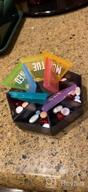 img 1 attached to Barhon Pill Box 7 Day Weekly Organizer - Perfect For Vitamins, Supplements & Fish Oil! review by Jean Wynen