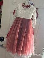 img 1 attached to Elegant Sleeveless Dresses for Toddler Wedding, Christmas & Easter - Girls' Clothing review by Michael Shim