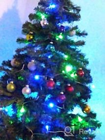 img 5 attached to Набор из 100 оранжевых рождественских шаров - небьющиеся рождественские декоративные подвески для елки, праздника, внутреннего декора от ILLUMINEW