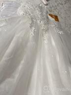 img 1 attached to Abaowedding Girls' Flower Communion Dresses - clothing for first Holy Communion review by Dawn Johnson