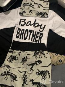 img 6 attached to Оденьте своего ребенка стильно с помощью очаровательного костюма для новорожденных в стиле динозавров