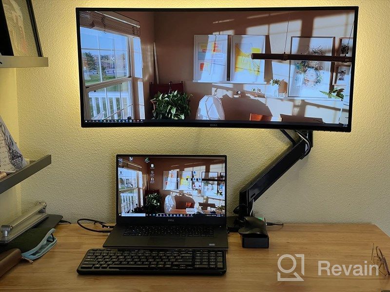 img 1 attached to Enhance Productivity with Dell U3419W Ultrasharp 34 Inch 🖥️ Ultrawide Screen - 3440X1440, 60Hz, USB Hub, Wall Mountable, Height Adjustment review by Christopher Beaule