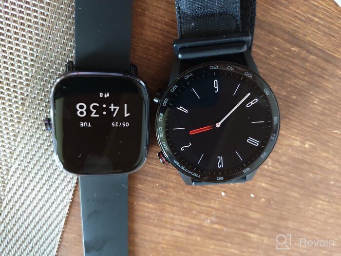 img 1 attached to Amazfit GTS 2 Mini: GPS Smart Watch and Fitness Tracker with Alexa, 14-Day Battery Life, 70+ Sports Modes, and More review by Li Kai ᠌