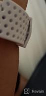 картинка 1 прикреплена к отзыву Soft Silicone Sport Replacement Strap For Garmin Vivoactive 3/Galaxy Watch 4/Watch 3 41Mm/Galaxy Active 2/Garmin Venu/Vivomove HR/Ticwatch E/2 - White (Small) By NotoCity от Brian Faxon