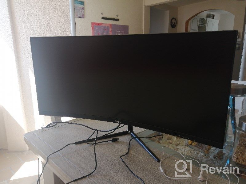 img 1 attached to 🎮 Fiodio AF11F Curved Gaming Monitor with Speakers, 100Hz and Adaptive Sync - HD Quality review by Curtis Osguthorpe