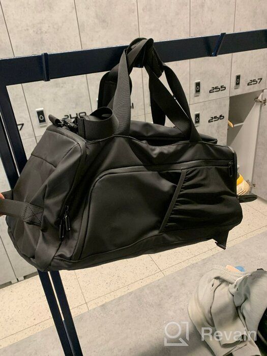 img 2 attached to Sports bag / travel bag / backpack bag Black review by Felicja Sadowska ᠌