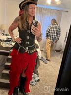 img 1 attached to Unleash Your Inner Goth With Frawirshau Women'S Steampunk Corset Vest Tank Top review by Josh Lewis