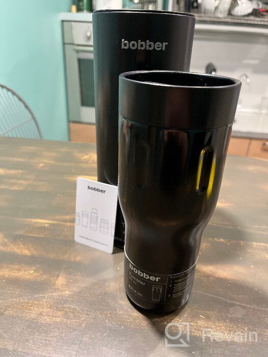 img 1 attached to ☕ Matte Thermo Mug Bobber Tumbler - 0.47L review by Ewa Bielecka ᠌