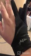 img 1 attached to Articka Drawing Glove For Digital Drawing Tablet, IPad (Smudge Guard, Two-Finger, Reduces Friction, Elastic Lycra, Good For Right And Left Hand)(Small, White) review by Matt Chirila