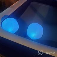 img 1 attached to KERNOWO 16'' Solar Floating Pool Lights With Remote, Inflatable Glow Ball Lights With 16 Colors 4 Modes Changing Night Lights, IP68 Waterproof Pool Accessories For Swimming Pool, Lawn, Beach, 4 PCS review by Shannon Chisholm
