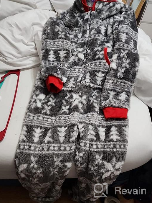 img 1 attached to Stay Cozy this Christmas with JOYIN Snowflake Men's Sleepwear Loungewear review by Inyong Dow