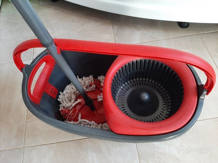 img 2 attached to Enhanced Vileda Turbo Microfibre Mop 🧹 and Bucket Set with Additional 2-in-1 Refill review by Nguyn Th Bnh (Nht Ph ᠌