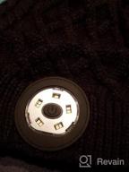 img 1 attached to Rechargeable LED Beanie Hat - Perfect Christmas Stocking Stuffers Gifts For Men & Women! review by Jason Caldwell