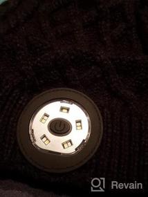 img 6 attached to Rechargeable LED Beanie Hat - Perfect Christmas Stocking Stuffers Gifts For Men & Women!