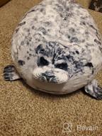 img 1 attached to ETAOLINE X-Large Chubby Blob Seal Pillow: Adorable Plush Toy For All Ages review by Kenneth Foster