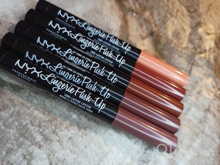 img 2 attached to Nyx Professional Makeup Lip Lingerie Push-Up Plumping Lipstick - Long Lasting Brown Spice Pink Shade review by Agata Skoneczna ᠌