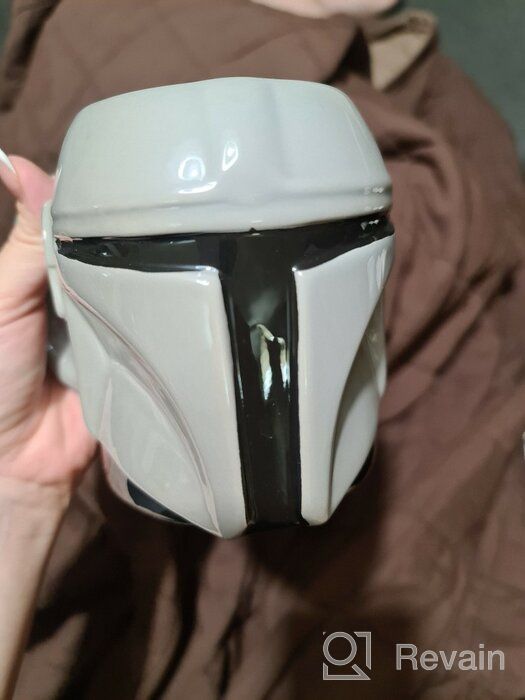 img 2 attached to Mug 3D SW Mandalorian The Mandalorian Shaped Mug 650ml PP7343MAN review by Agata Koczan ᠌