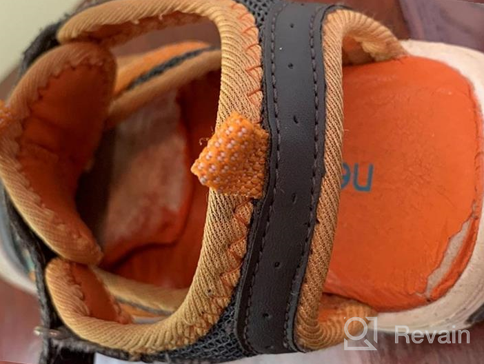 img 1 attached to Summer Hiking Sandals for Little Boys: Nerteo Shoes Collection review by Jerome Pernell