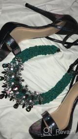 img 5 attached to Заявите о себе с ожерельем-нагрудником Jerollin'S с имитацией жемчуга для женщин - High Fashion Collar Jewelry