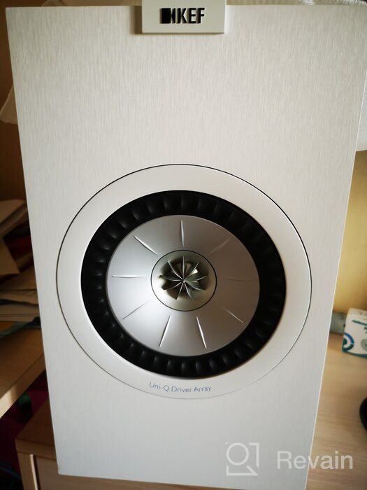 img 2 attached to Pair of Black KEF Q350 Bookshelf Speakers for Optimal Sound Quality review by Faun Su ᠌