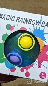 img 8 attached to Испытайте бесконечное веселье с Vdealen Magic Rainbow Puzzle Ball - идеальной игрушкой-головоломкой для всех возрастов!