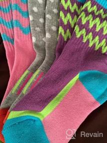 img 5 attached to Носки средней длины с половинным наполнителем "Jefferies Socks" для маленьких девочек - набор 3 пар.