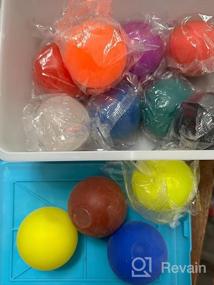 img 5 attached to Набор сенсорных мячей для снятия стресса, 12 шт. в упаковке, сенсорная игрушка для детей, мячи для снятия стресса Nee Doh, мягкие, сжимаемые, эластичные мячи, игрушки для снятия беспокойства при аутизме и СДВ/СДВГ, идеальные рождественские чулки 2022