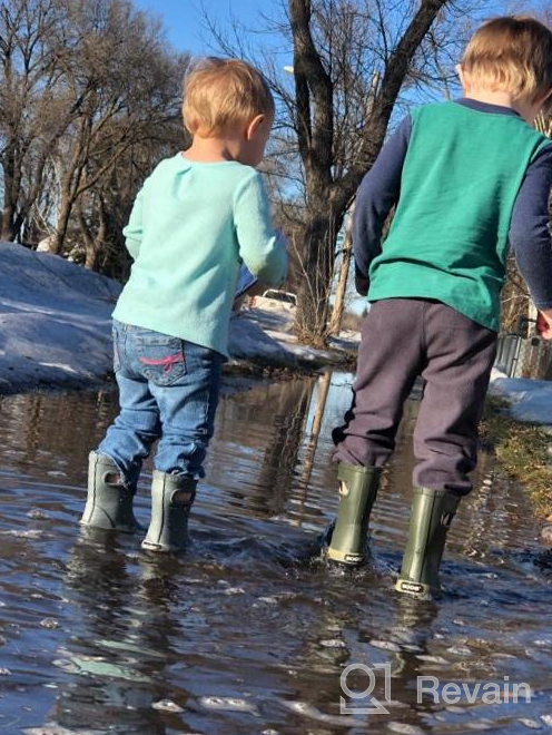 img 1 attached to 👦 Bogs Skipper: Ultimate Waterproof Rubber Shoes for Little Boys! review by Eddie Man