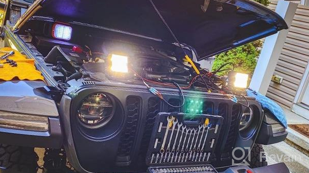 img 1 attached to Powerful Nilight Square LED Pod Lights With DRL And 60W 6487LM Output For Offroad Truck, SUV, ATV, UTV, And Jeep - Super Spot Beam, Complete With 16AWG Wiring Harness Kit - 5 Year Warranty review by Shima Hennigan