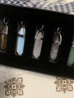 img 1 attached to Hexagonal Crystal Necklace Set: Chakra Healing Stones for Women, Girls, and Men - Perfect Birthday Gift review by Brett Bush