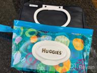 img 1 attached to Stay Organized On-The-Go With Itzy Ritzy Travel Wipes Case - Holds Up To 64 Wipes And Includes Removable Clips For Car Visor Or Seat Back In Vanilla Latte review by Mandy Gonzalez