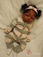img 1 attached to Realistic 12 Inch Full Silicone Baby Doll - Lifelike Reborn Newborn Baby Boy Doll review by Robert Robertson