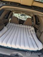 img 1 attached to WEY&FLY SUV Air Mattress Thickened And Double-Sided Flocking Travel Mattress Camping Air Bed Dedicated Mobile Cushion Extended Outdoor For SUV Back Seat 4 Air Bags review by Jeff Billingsley