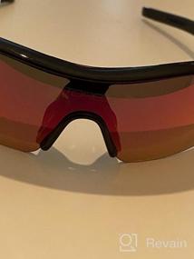 img 8 attached to TOREGE поляризованные спортивные солнцезащитные очки с 3 сменными линзами для мужчин и женщин, очки для велоспорта, бега, вождения, рыбалки TR002