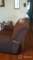 img 1 attached to MAYTEX Reeves Stretch 4-Piece Recliner Arm Chair Slipcover Furniture Cover With Side Pocket, Chocolate Brown review by Beverly Smith