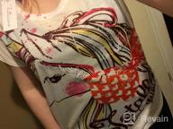 img 1 attached to Women'S Summer Colorful Unicorn Print Short Sleeve T-Shirt Tops With Bow Tie review by Stacey Haynes